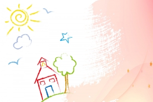 幼儿园档案成长履历背景素材