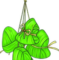 端午节粽字可爱手绘