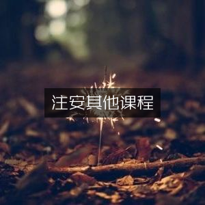 注安其他专业课程指南