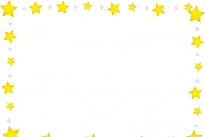 黄色星星边框