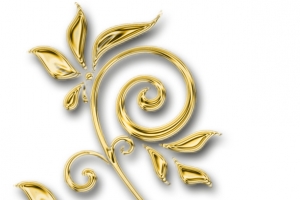 螺旋黄金藤蔓欧式花纹