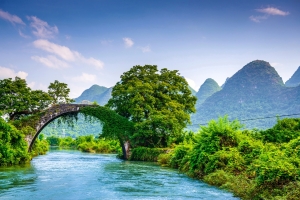 阳朔遇龙河4K风景图片壁纸