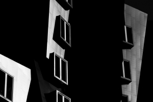 建筑 建筑 立面 黑白 现代 4k壁纸 3840x2160