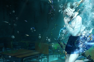 《无期迷途》拉弥亚 3440x1440带鱼屏游戏桌面壁纸