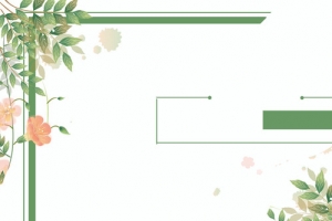 婚礼邀请函清新手绘婚纱海报背景