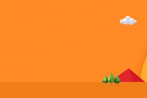 双11创意不规则多边形banner背景