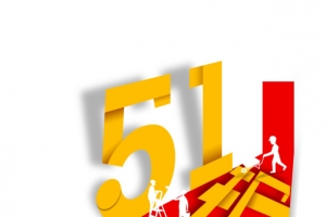 51劳动节人物剪影五一快乐