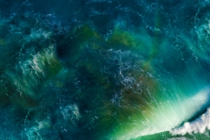 海浪风景3440x1440带鱼屏壁纸