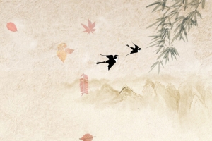中国风山水风景主图背景素材