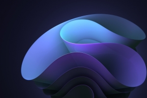 3d创意蓝色渐变5k桌面壁纸
