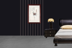 黑色奢华复古实木床家具banner背景