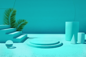国潮，C4D，简约，场景