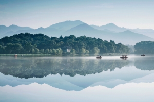西湖风景 山水倒映 3200x2000高清车机壁纸3K
