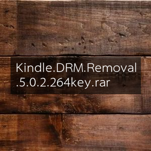 Kindle DRM Removal Tool v5.0.2.264 with Key