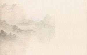 淘宝酒品中国风山水画背景banner