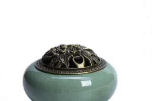 青花瓷香炉高清PNG透明中国风设计素材免费下载