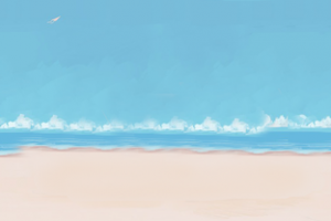 海边文艺小清新背景