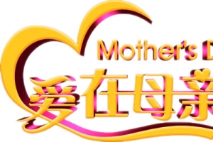 母亲节汉字设计图