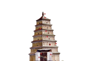 西安大雁塔写生