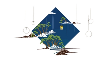 矢量山水