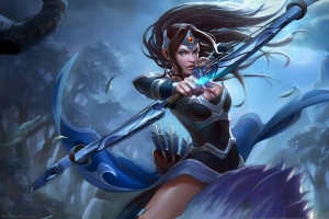 DOTA2露娜4k壁纸