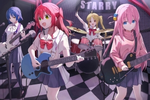 少女 音乐 吉他 动漫女孩4K壁纸