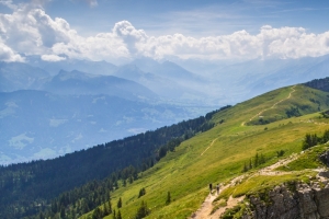 尼德峰niederhorn瑞士伯尔尼阿尔卑斯山3440x1440风景壁纸