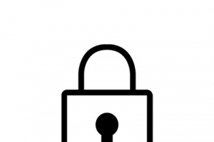 门锁线性小图标高清透明PNG免扣设计素材免费下载