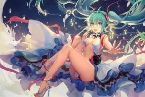 初音未来Miku 牛乳恋 5k动漫壁纸