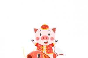 红鲤鱼与小猪