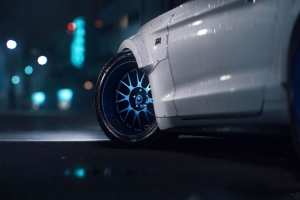 野马gt 野马 车轮 驱动 跑车 白色 特写 4k壁纸 3840x2160