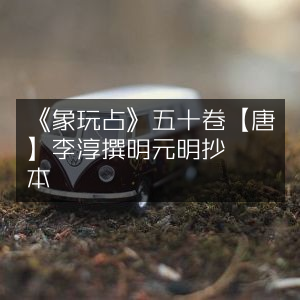 《觀象玩占》五十卷 - 唐·李淳風撰，明抄本，許明元手書 | 古典文集珍藏