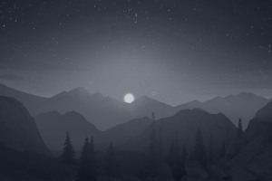 《ARC X Windows 10 Theme》简约黑白风景壁纸