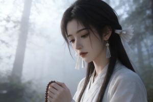 宋玉 佛珠 森林 4k壁纸