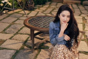 刘亦菲 牛仔衣 小花裙子 去有风的地方剧照 4k美女壁纸