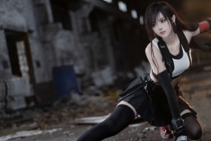 cosplay 最终幻想7 cos美女小姐姐4k壁纸3840x2160