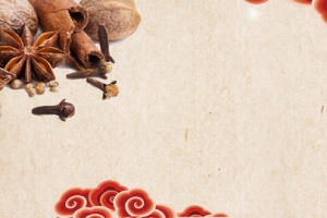 简约风香料鸭掌卤味祥云电商banner