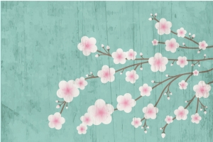 樱花海报背景素材