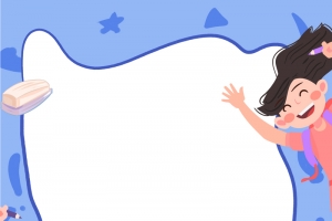 卡通人物背景图