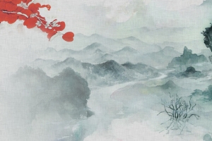 工笔画花鸟鱼虫背景设计图
