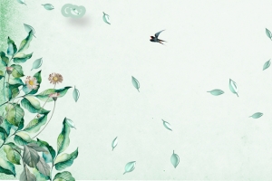 二十四节气春分小清新绿色上新banner