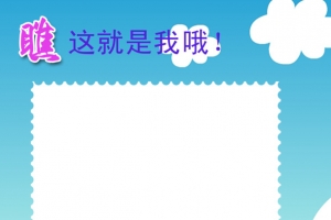 儿童成长相册游泳的小孩