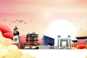 魅力南昌旅游PSD素材