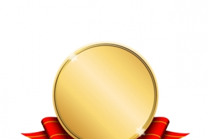 矢量金色牌子