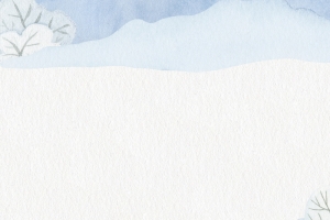 卡通玩偶小雪文艺手绘灰色banner