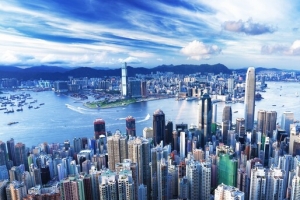 香港国际化大都市风景高清PNG透明背景素材免费下载_banner海报设计