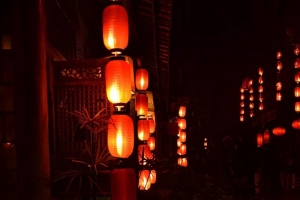 江南水乡夜景美图