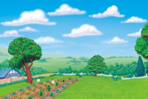 果园背景