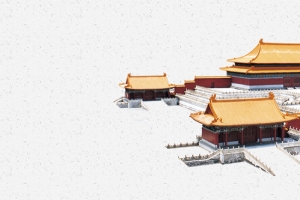 旅游手绘灰色banner