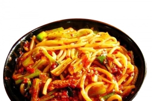 新疆炒米粉实物PNG